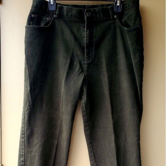 Vintage 1990s Womens Lauren Ralph Lauren Green High waisted high rise Je… - Picture 2 of 14